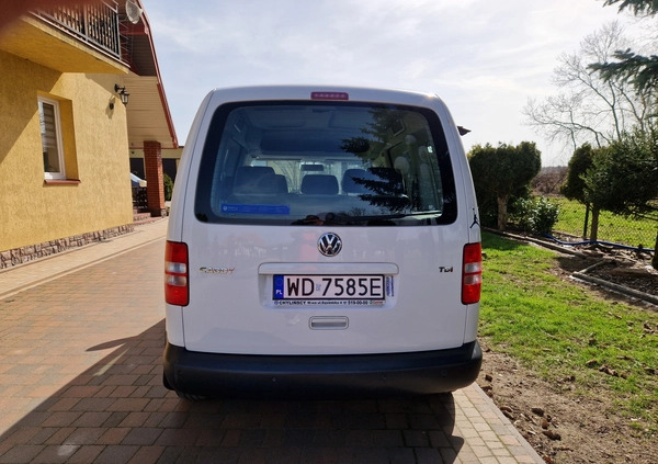 Volkswagen Caddy cena 29800 przebieg: 199999, rok produkcji 2012 z Ciechocinek małe 137